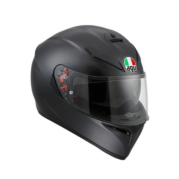 k3-sv-agv-dot-ece-solid-mplk-matt-black image number 0