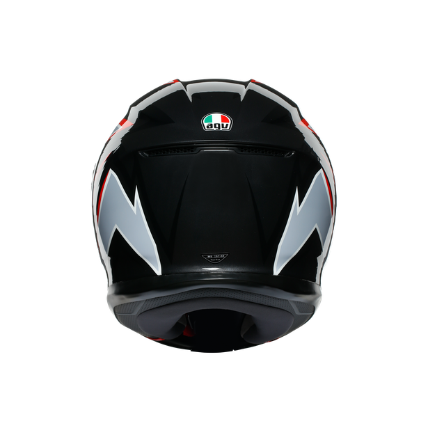 k6-agv-dot-ece-multi-mplk-flash-matt-black-grey-red image number 4