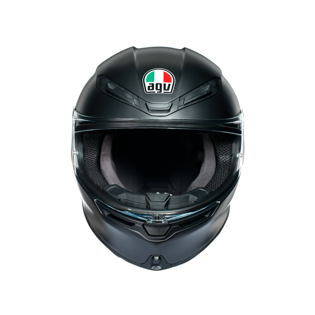 k6-agv-dot-ece-solid-mplk-matt-black image number 1